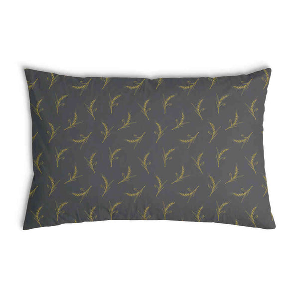 Almohada de salud gris con trigo