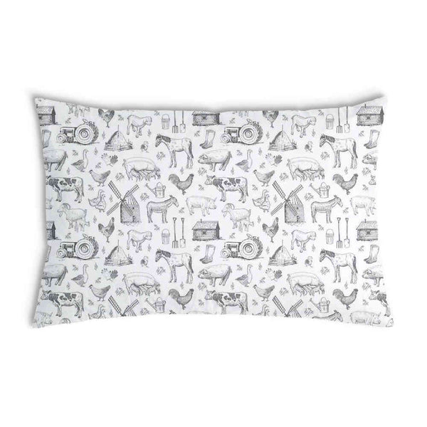 Almohada de salud gris granja