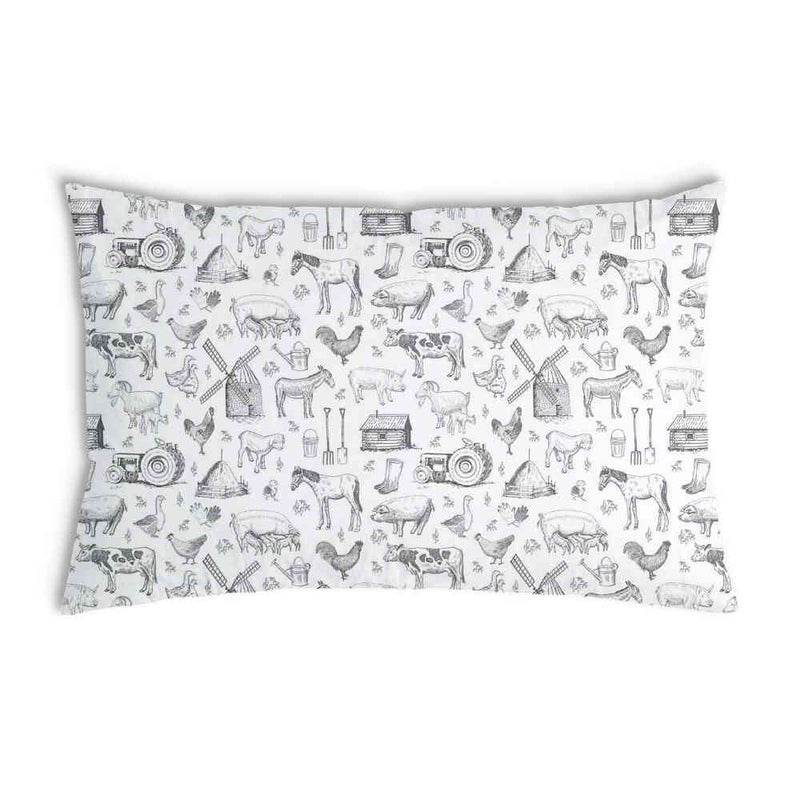 Almohada de salud gris granja