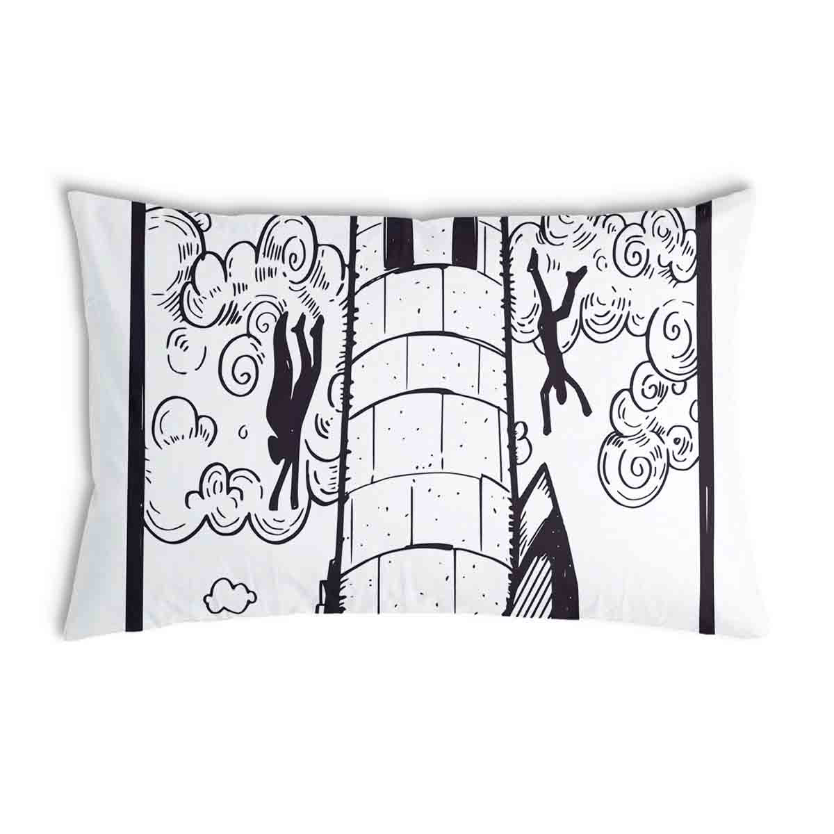 Almohada de salud blanca con torre