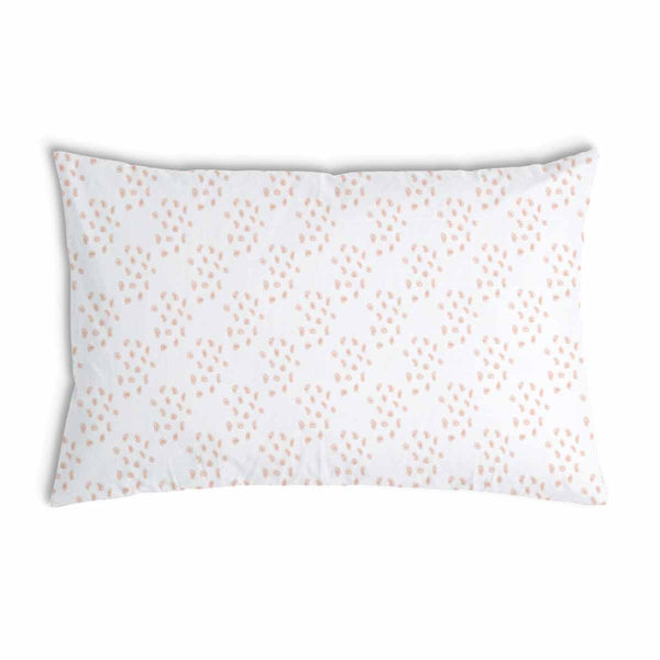 Almohada de salud con puntos naranjas
