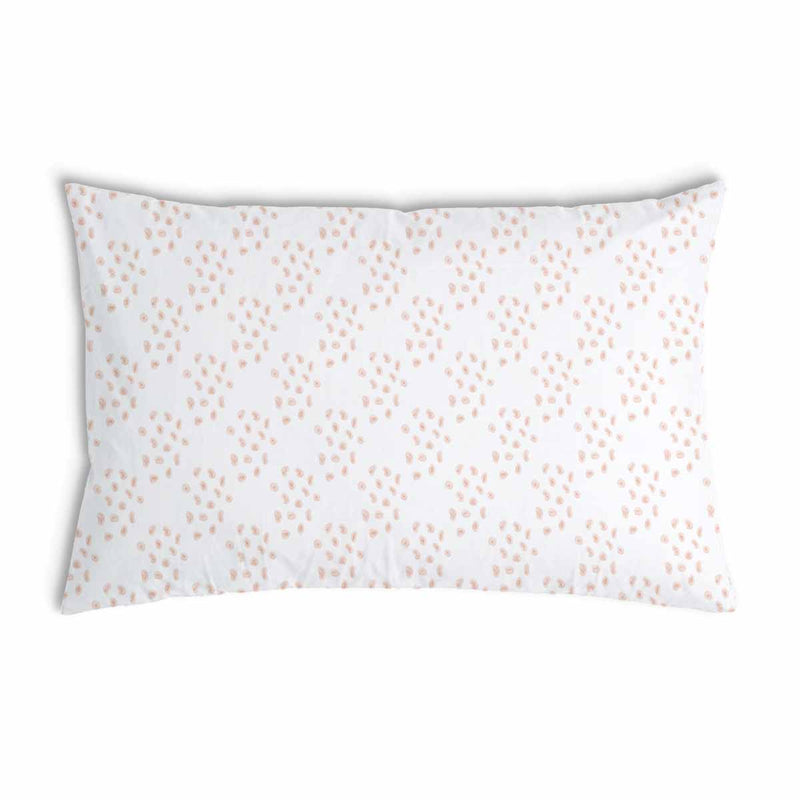 Almohada de salud con puntos naranjas