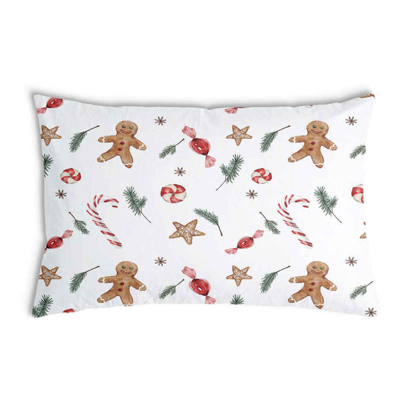 Almohada de salud época navideña blanca