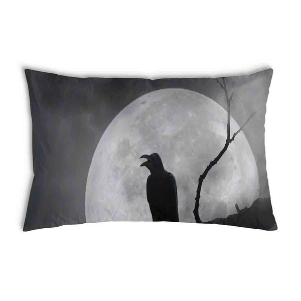 Almohada de salud Cuervo a la luz de la luna