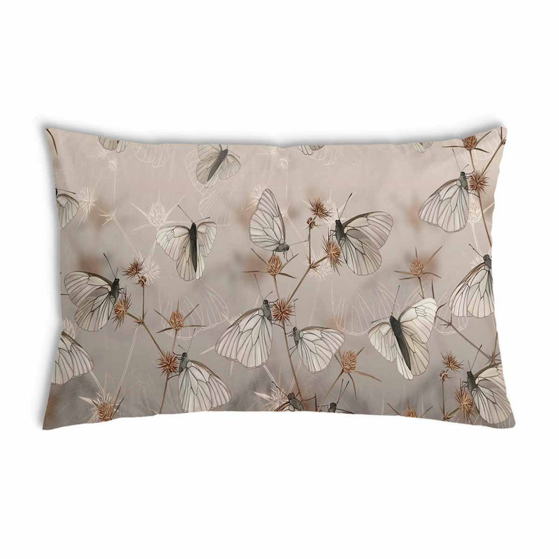 Almohada de salud beige con polillas