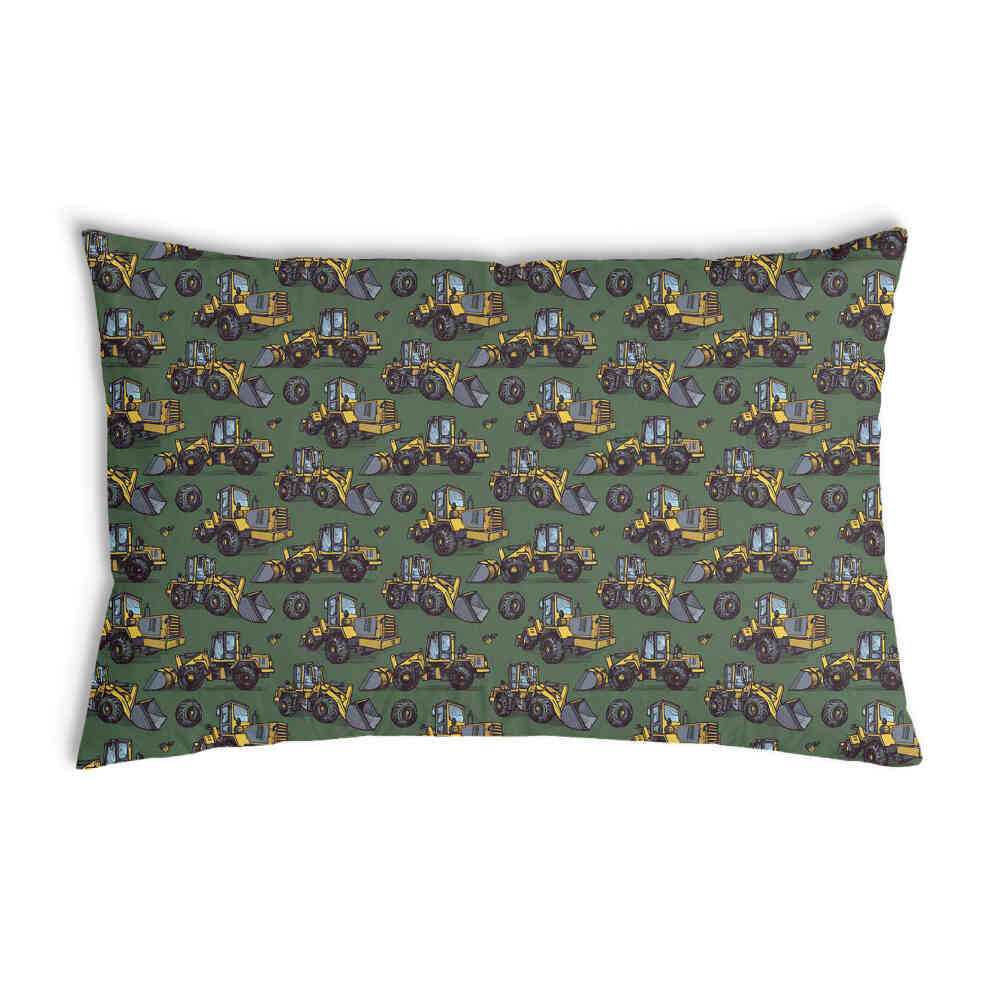 Almohada de salud verde tractor