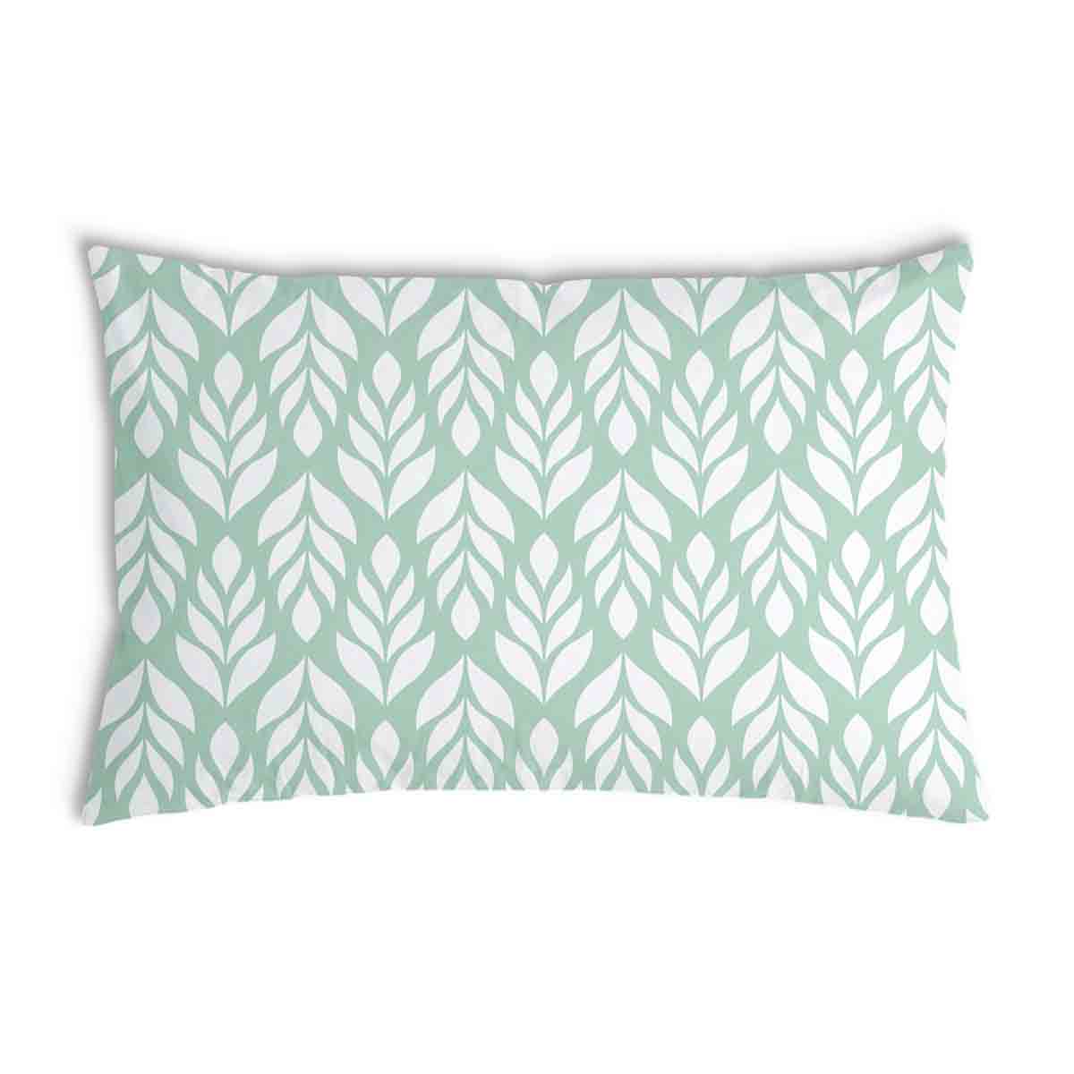 Almohada de salud verde con abeto