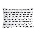 Almohada de salud blanca Zigzag