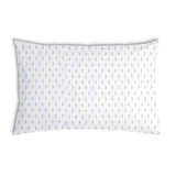 Almohada de salud blanca con triángulos grises