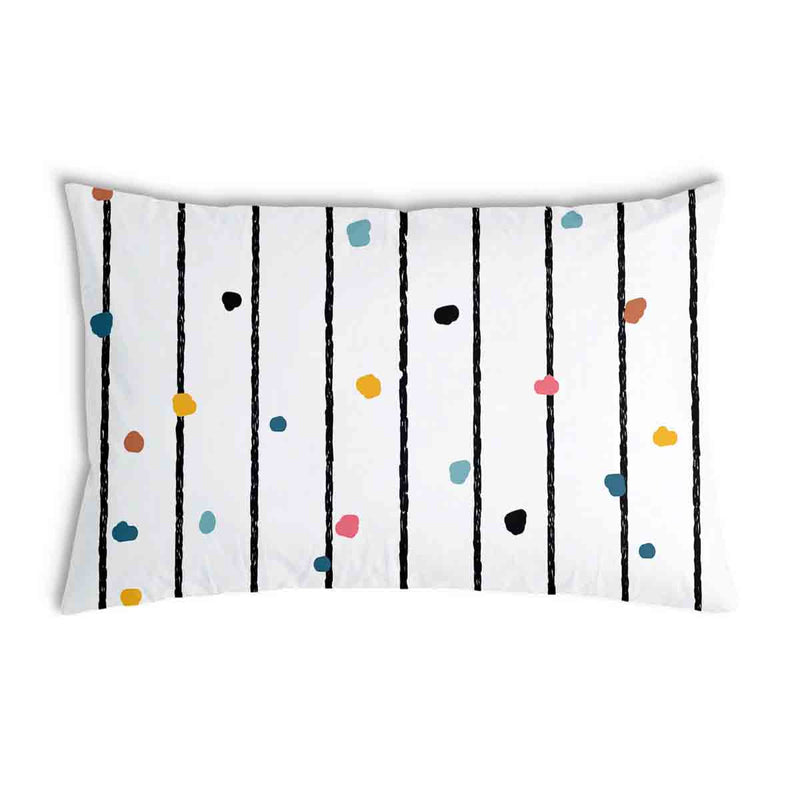Almohada de salud con puntos de colores