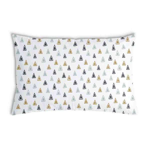 Almohada de salud con pequeños triángulos