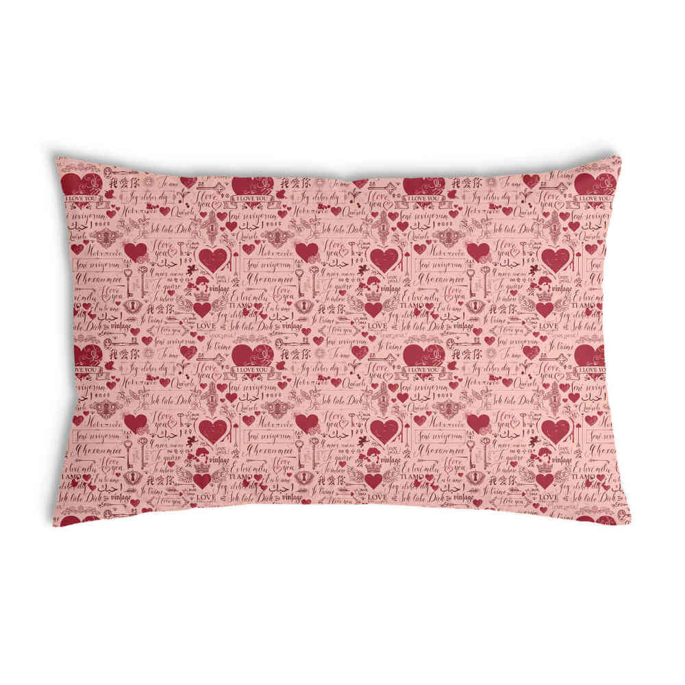 Almohada de salud rosa Te amo