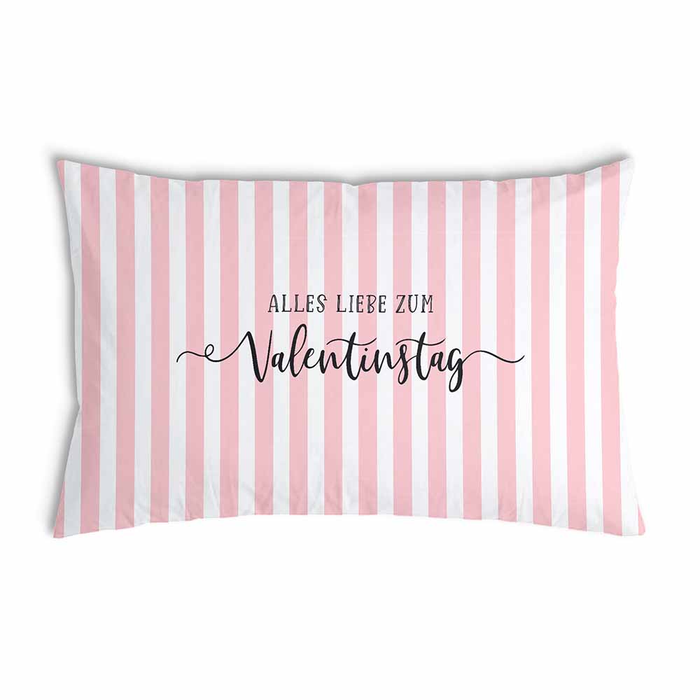 Almohada de salud a rayas Día de San Valentín