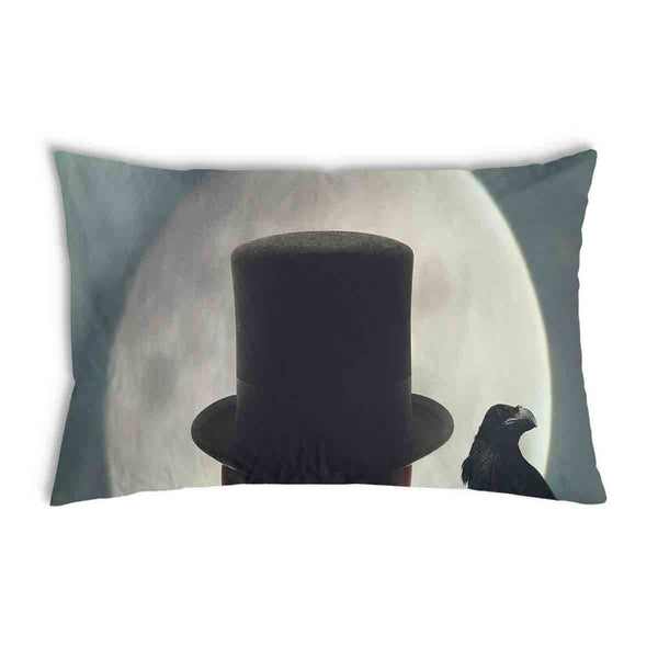 Almohada de salud hombre a la luz de la luna