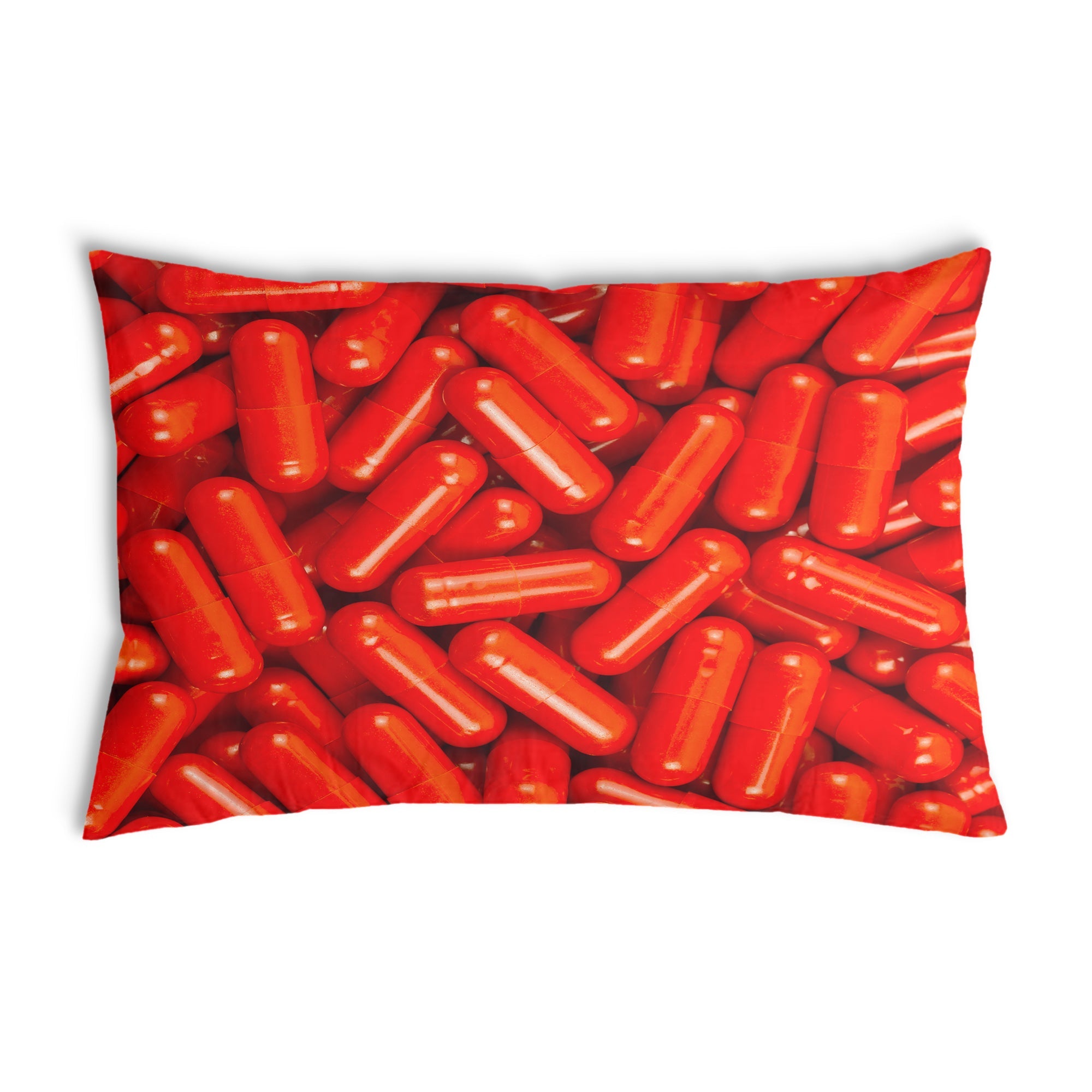 Almohada de salud roja tabletas