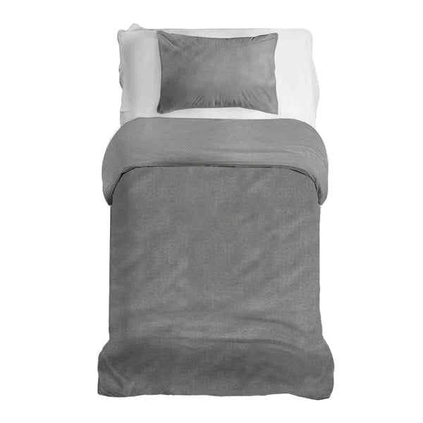 Juego de ropa de cama para todas las estaciones 4 estaciones gris