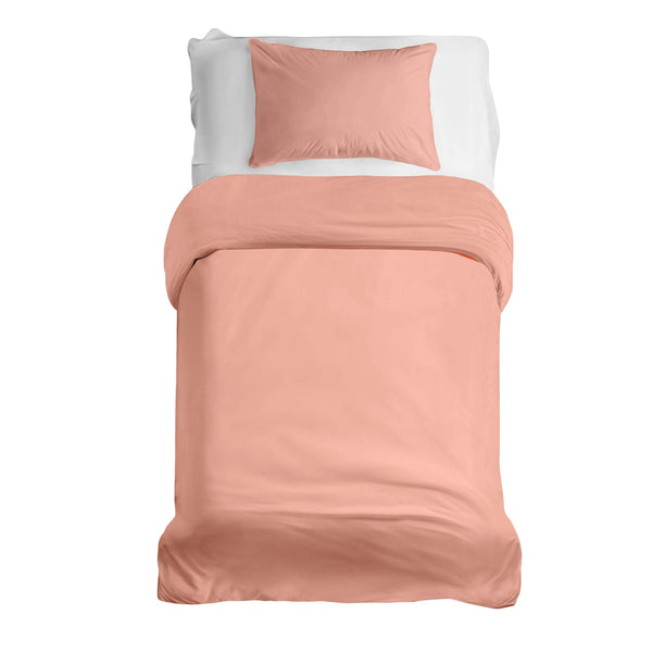 Juego de ropa de cama básico con manta terapéutica albaricoque