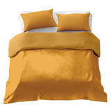 Juego de ropa de cama básico con manta terapéutica amarillo