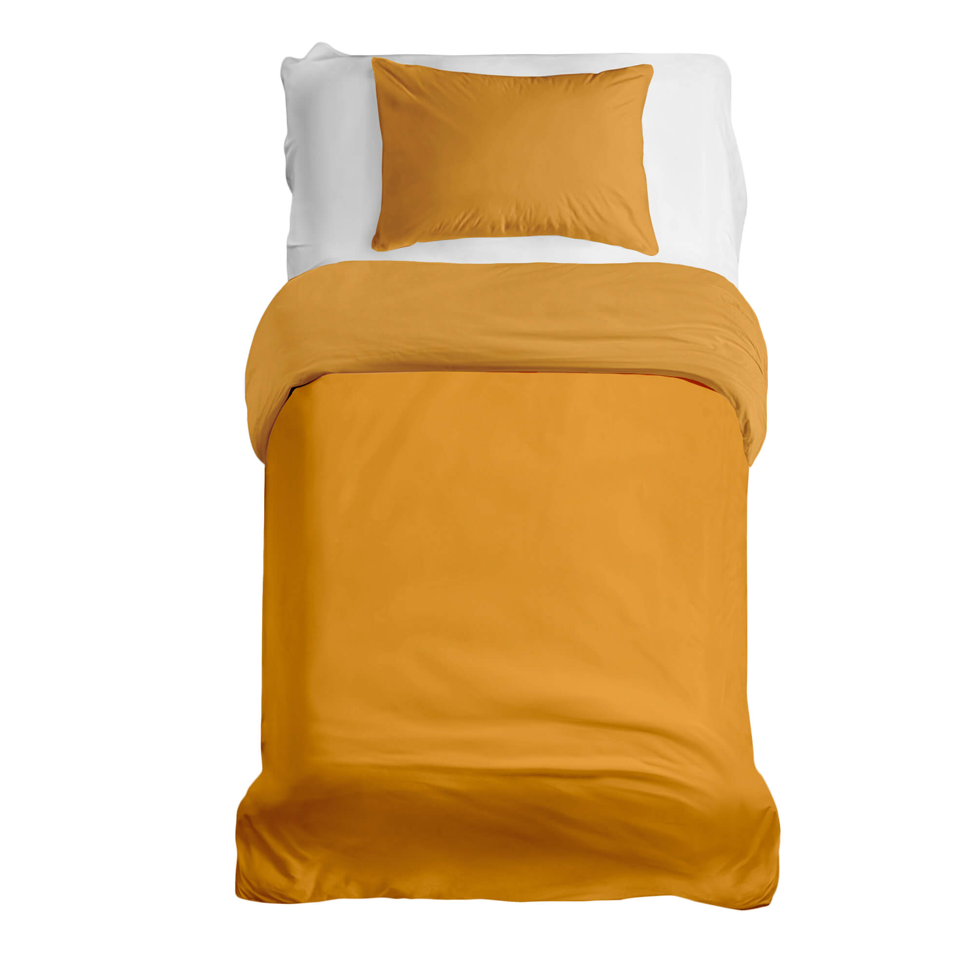 Juego de ropa de cama básico con manta terapéutica amarillo