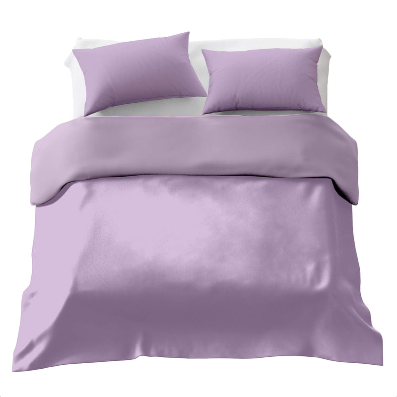 Juego de ropa de cama básico con manta terapéutica lavanda