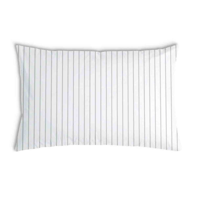 Almohada de salud con rayas gris claro