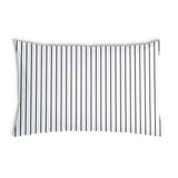 Almohada de salud blanca con rayas negras