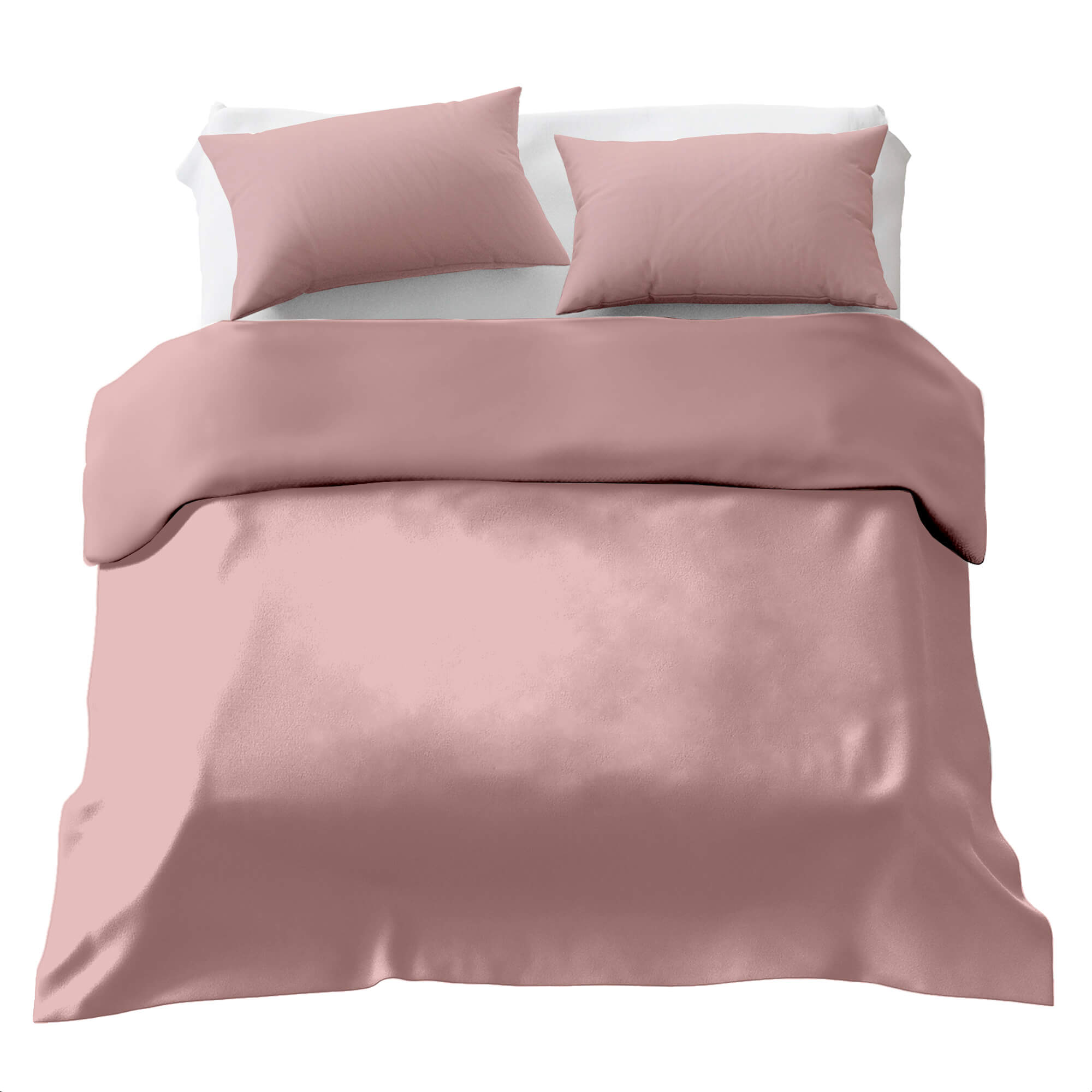Juego de ropa de cama básico con manta terapéutica rosa