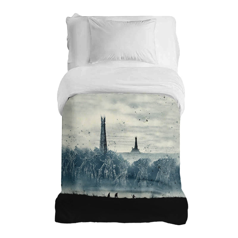 Manta terapéutica original - Funda de algodón Árboles