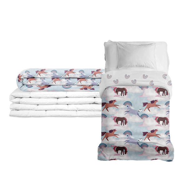 Manta terapéutica original - Manta de peso para caballos con funda de algodón para niños