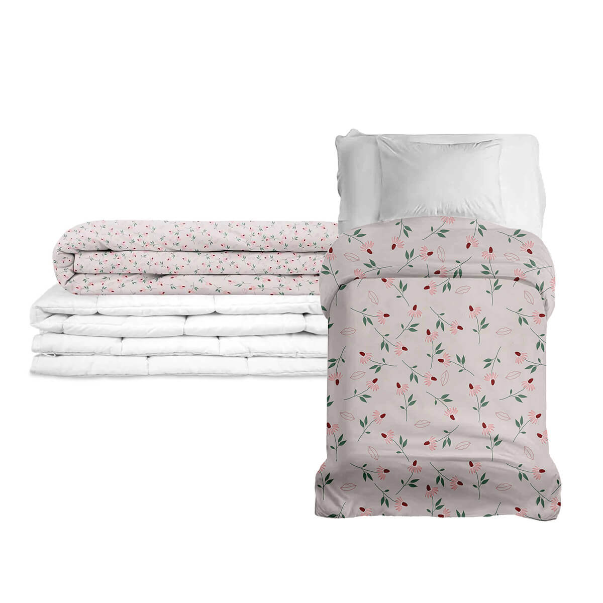 Manta terapéutica original - Manta de peso con margaritas y funda de algodón para niños