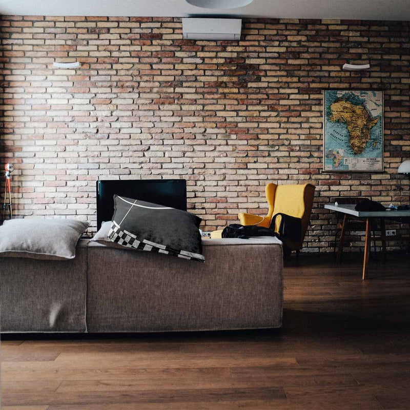 Almohada de salud gris oscuro con rayas blancas