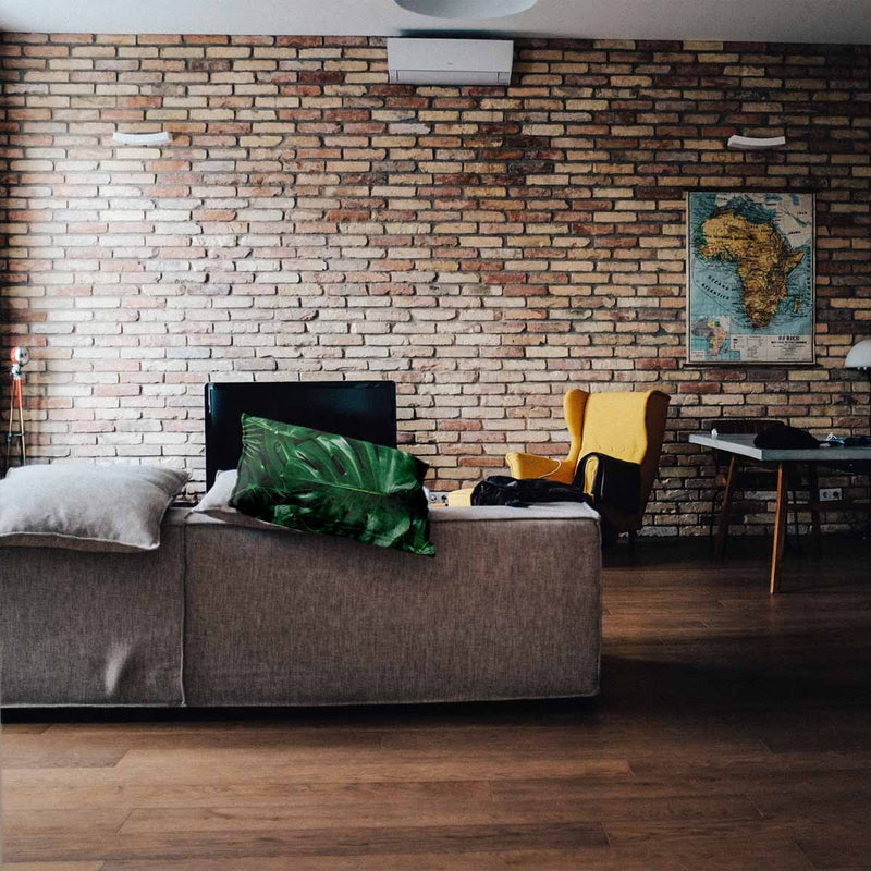 Almohada de salud con planta Monstera