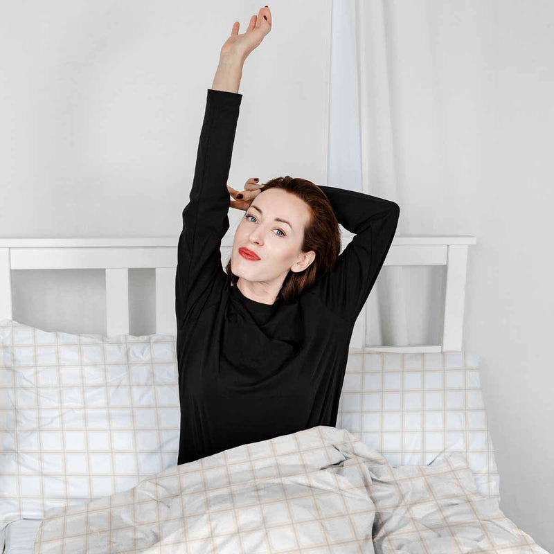 Manta terapéutica original - Funda de algodón naranja beige a cuadros