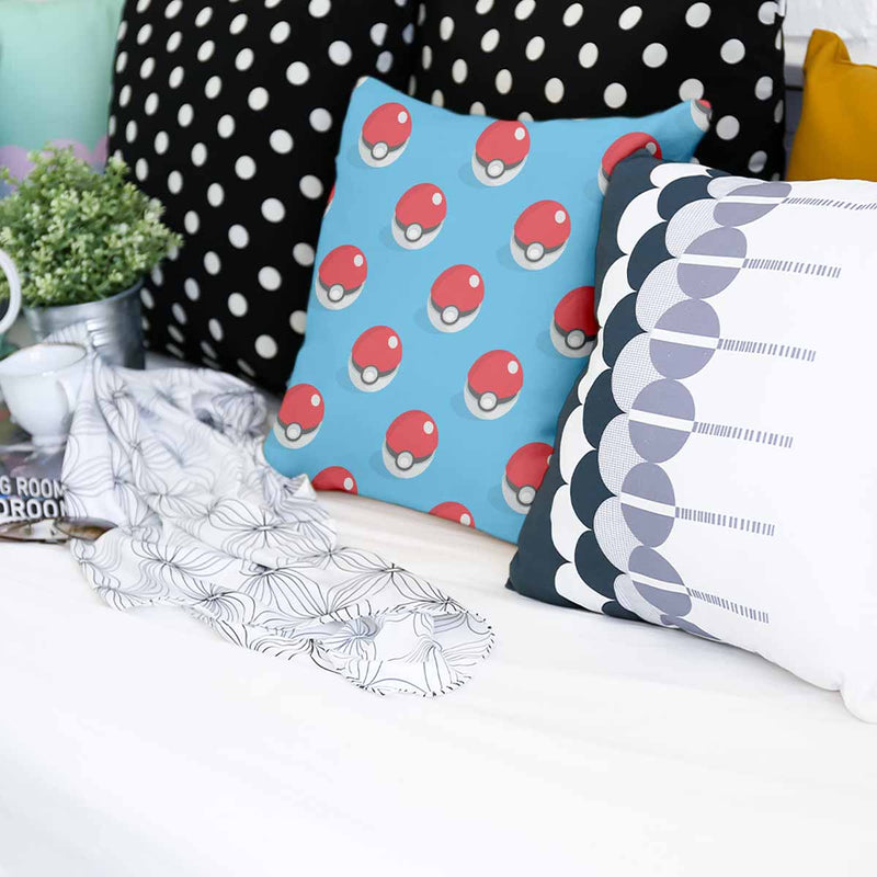 Almohada de salud azul claro con Pokémon