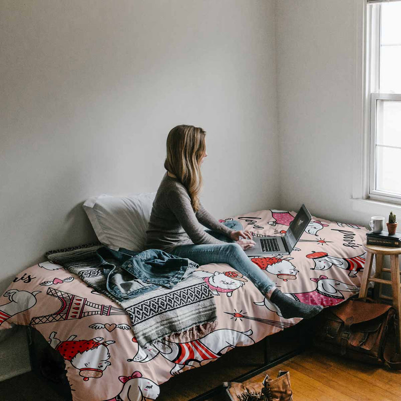 Manta terapéutica original - Funda de algodón para perro en París