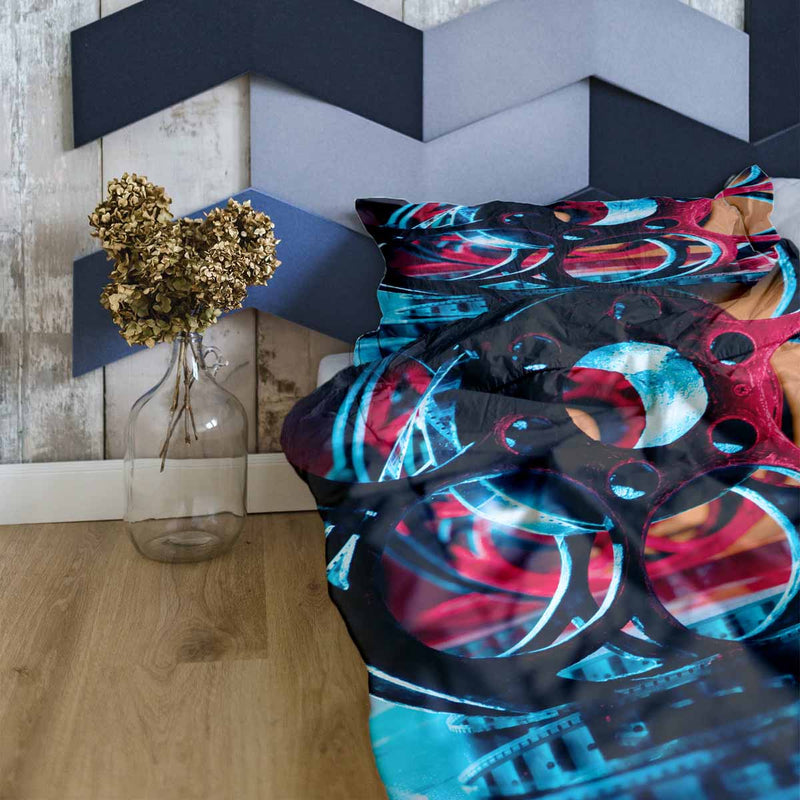 Set de ropa de cama con reloj de mecanismo para mantas terapéuticas