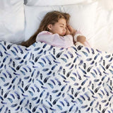 Manta terapéutica original - Funda de algodón con plumas