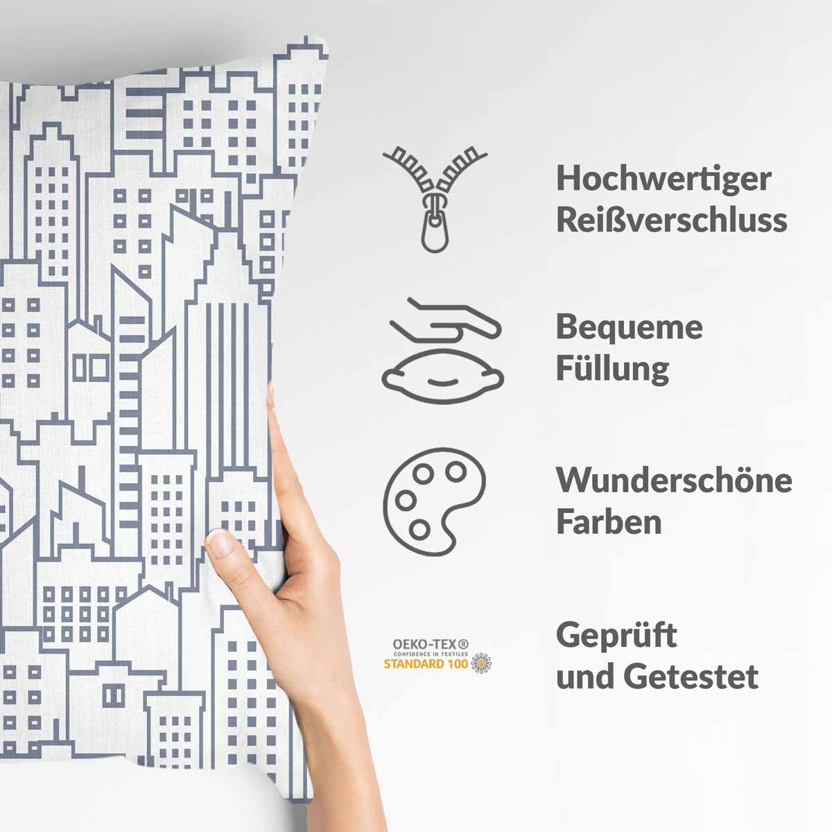 Almohada de salud blanca Nueva York