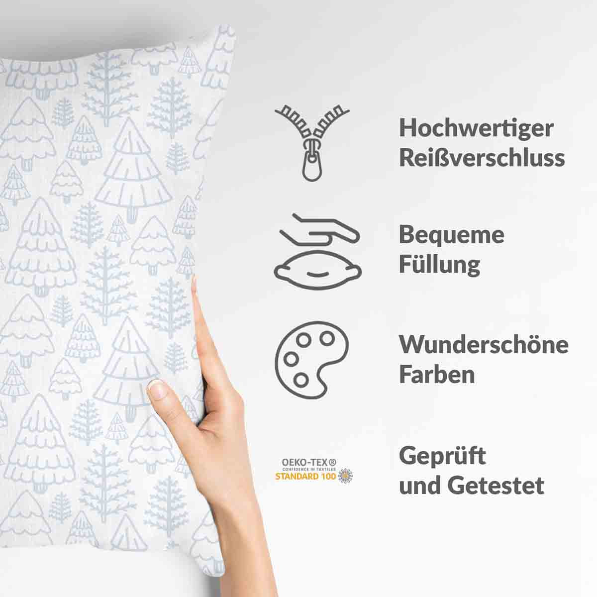 Almohada de salud bosque delicado