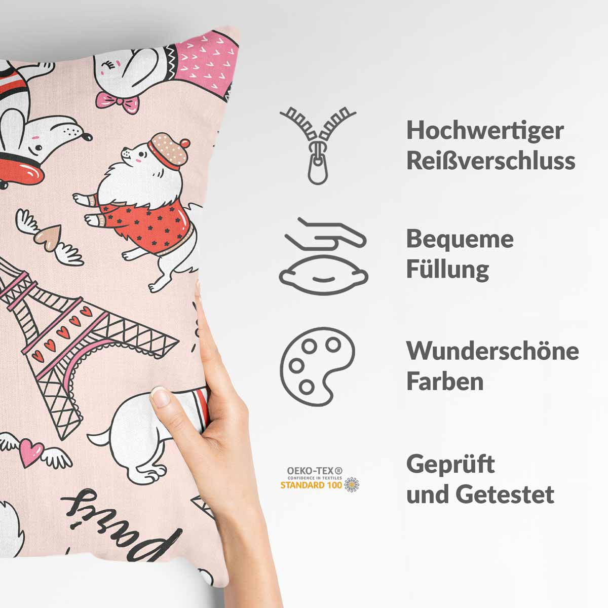 Almohada de salud para perro en París