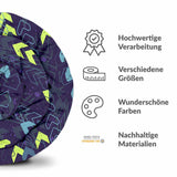 Manta terapéutica original - Funda de algodón azul oscuro con flechas