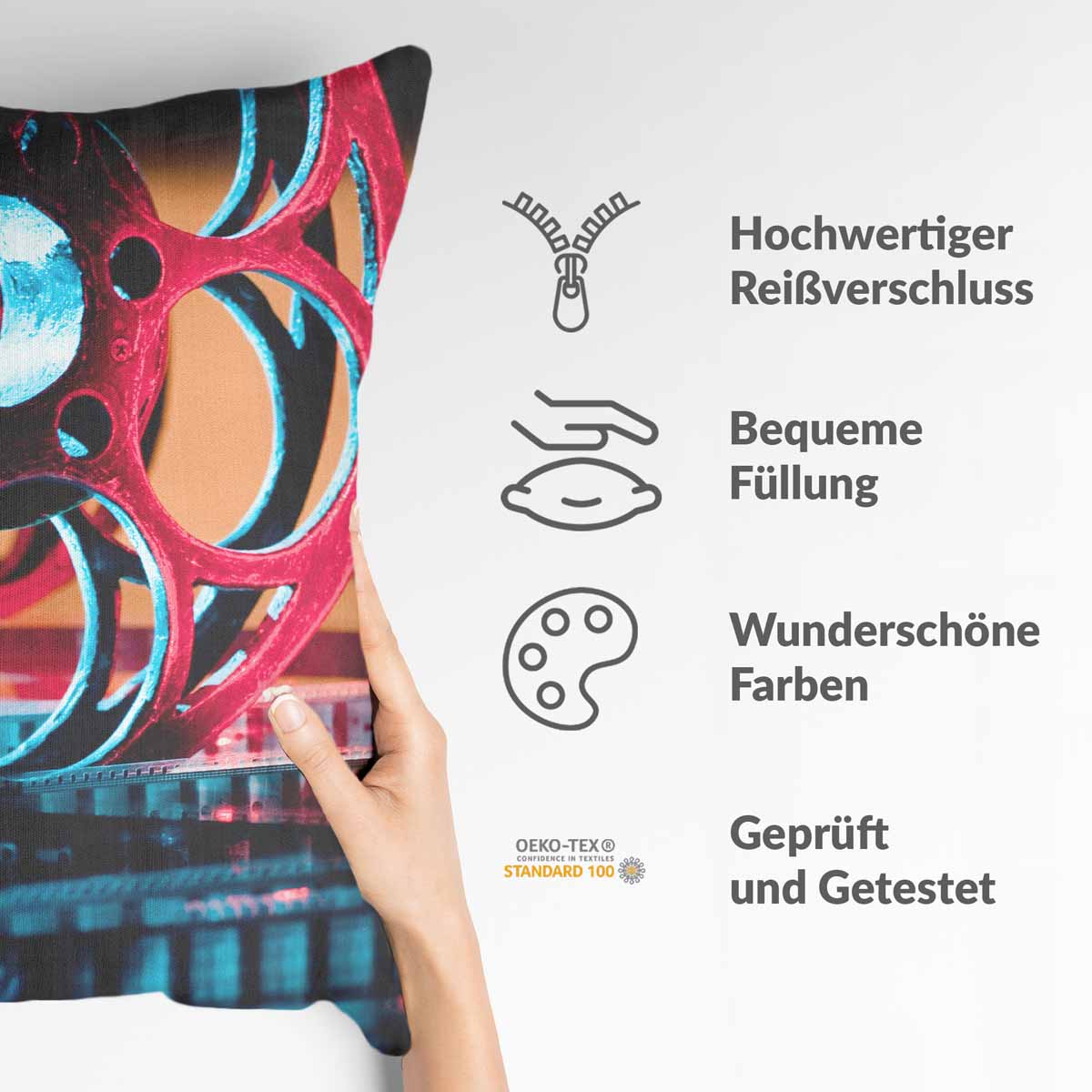 Almohada de salud con mecanismo de reloj