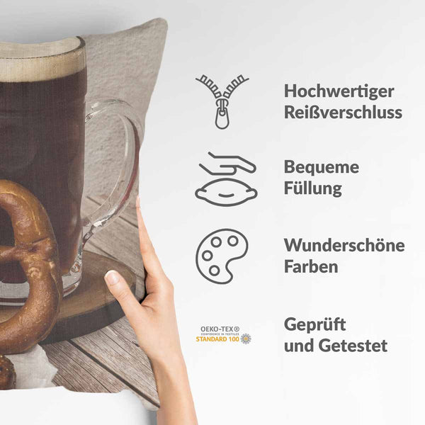 Almohada de salud con pretzels