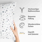 Almohada de salud hojas voladoras