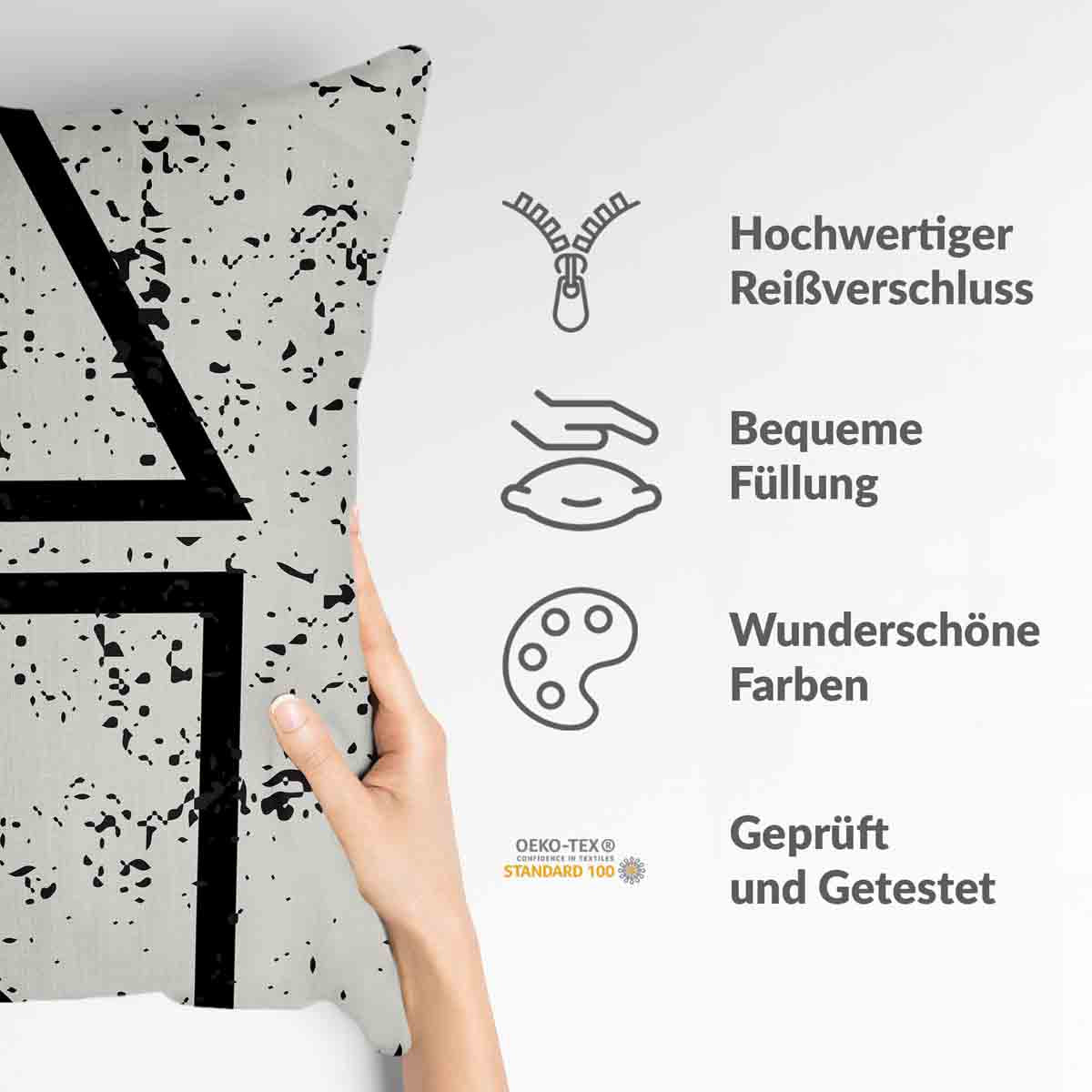 Almohada de salud blanca formas Dalgona