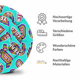 Manta terapéutica original - Funda de algodón turquesa con frases