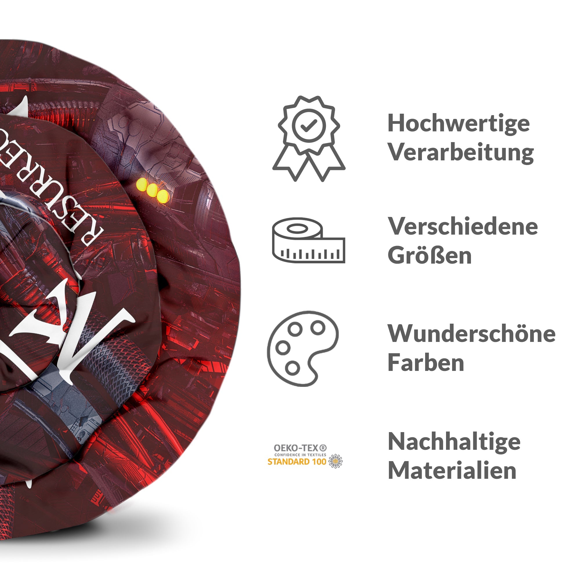 Manta terapéutica original - Funda de algodón roja The Matrix