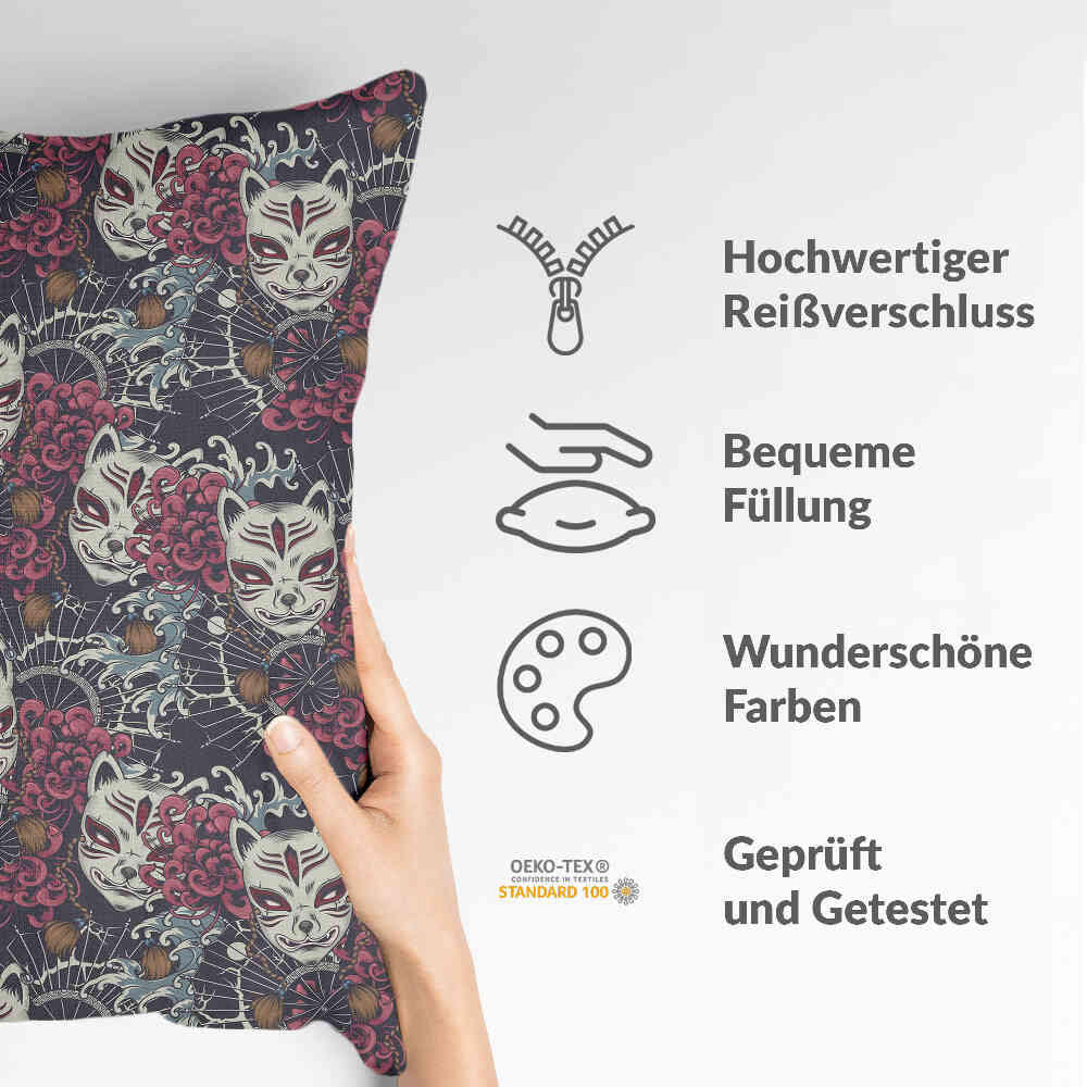 Almohada de salud Gato espeluznante