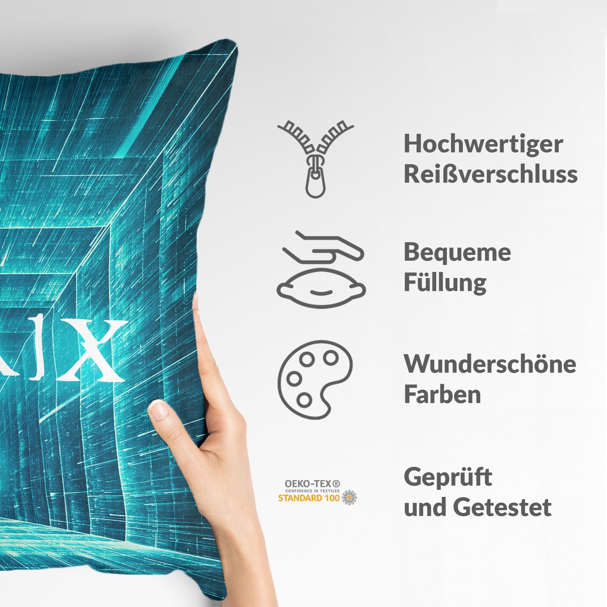 Almohada de salud azul Matrix