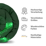 Manta terapéutica original - Funda de algodón verde Matrix DNA